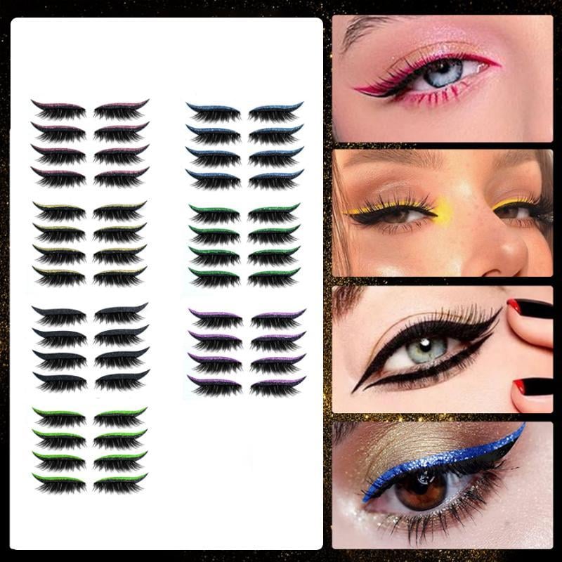 Naklejki na eyeliner i rzęsy wielokrotnego użytku Kup 1 darmowy 3 (ZESTAW 4 SZT)