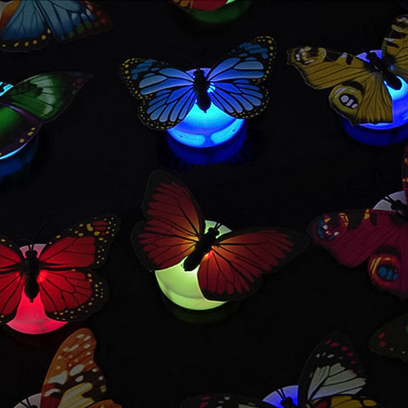 🦋Lampka nocna z dekoracją motyla 3D LED🦋