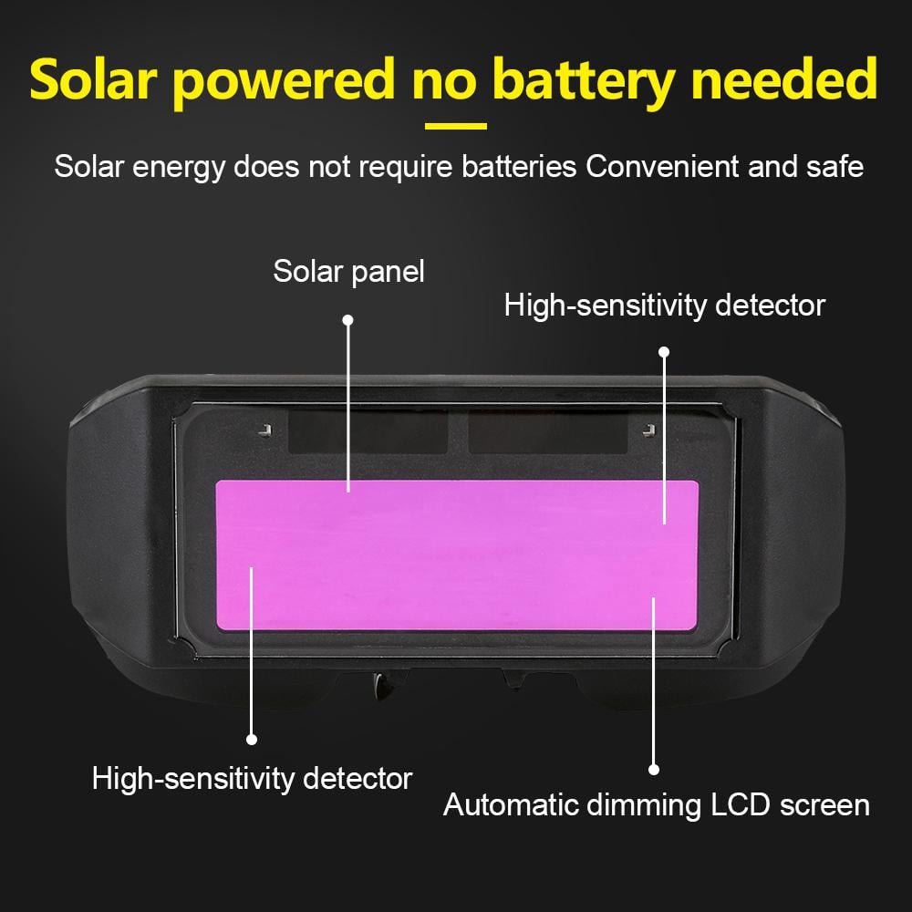 (🔥FACTORY OUTLET -49% ZNIŻKI) Automatyczne przyciemniające się okulary spawalnicze i KUP 2, OTRZYMASZ DODATKOWE 10% ZNIŻKI