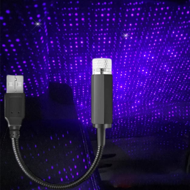 PROJEKTOR SAMOCHODOWY Z LAMPKĄ USB✨✨