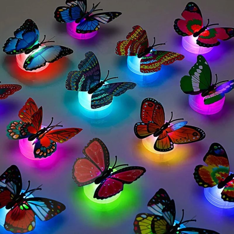 🦋Lampka nocna z dekoracją motyla 3D LED🦋