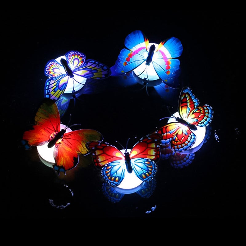 🦋Lampka nocna z dekoracją motyla 3D LED🦋