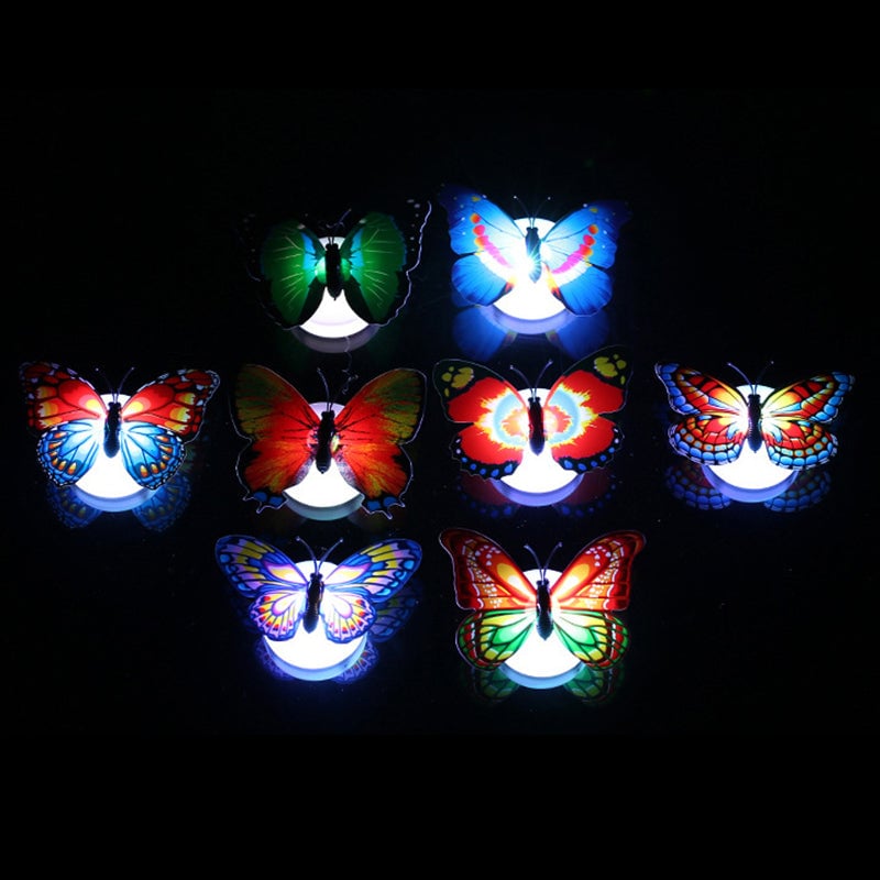 🦋Lampka nocna z dekoracją motyla 3D LED🦋