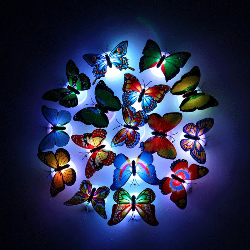 🦋Lampka nocna z dekoracją motyla 3D LED🦋